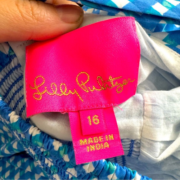 NWOT never worn except trying on Lilly Pulitzer Shylee maxi gingham dress 2023 - Picture 3 of 4